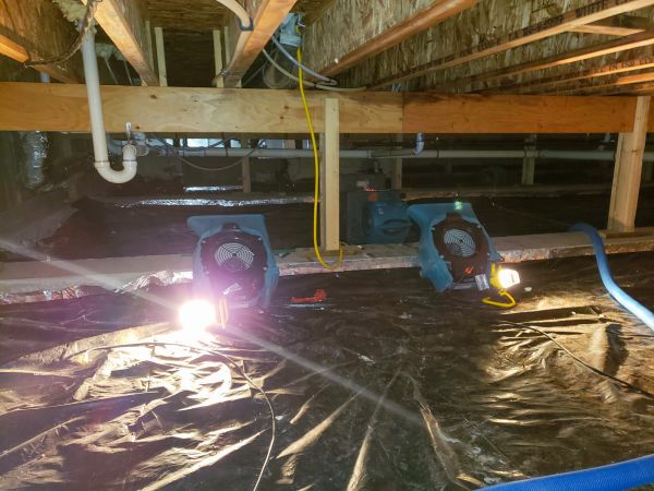 Crawlspace Water Removal in Frisco
