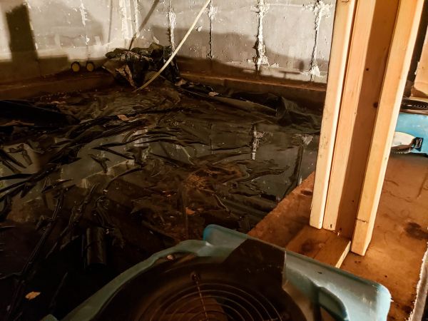 Crawlspace Water Cleanup in Frisco